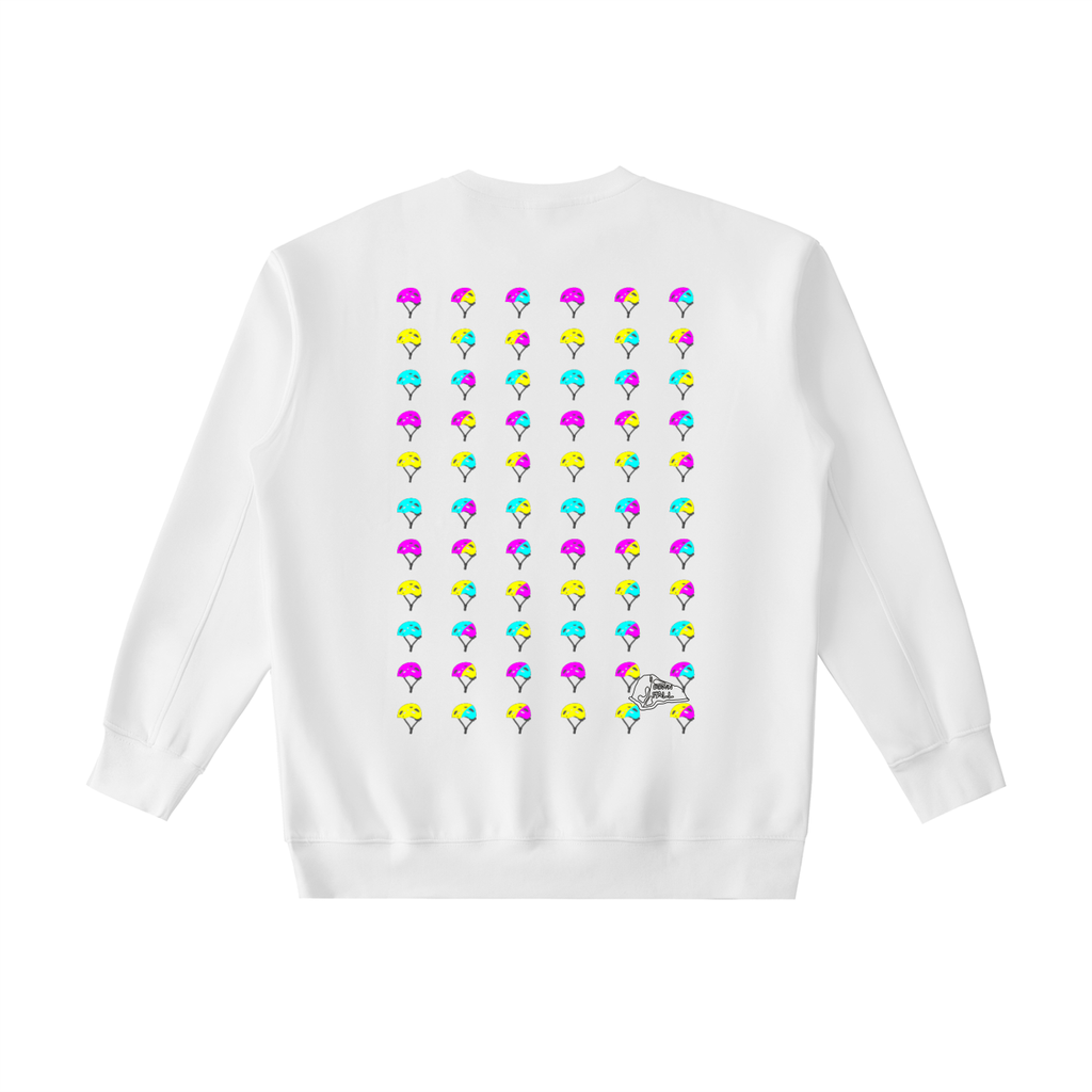 Helmet Pattern Sweatshirt